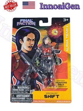 Final Faction Series 1 Specialist Shift Alpha Team 1 Action Figure Toy NIP